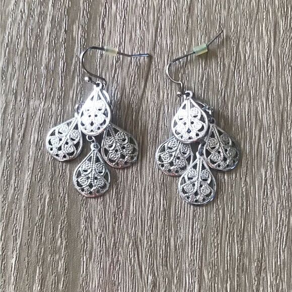 NWOT … Silver Dangle Earrings - Picture 1 of 1